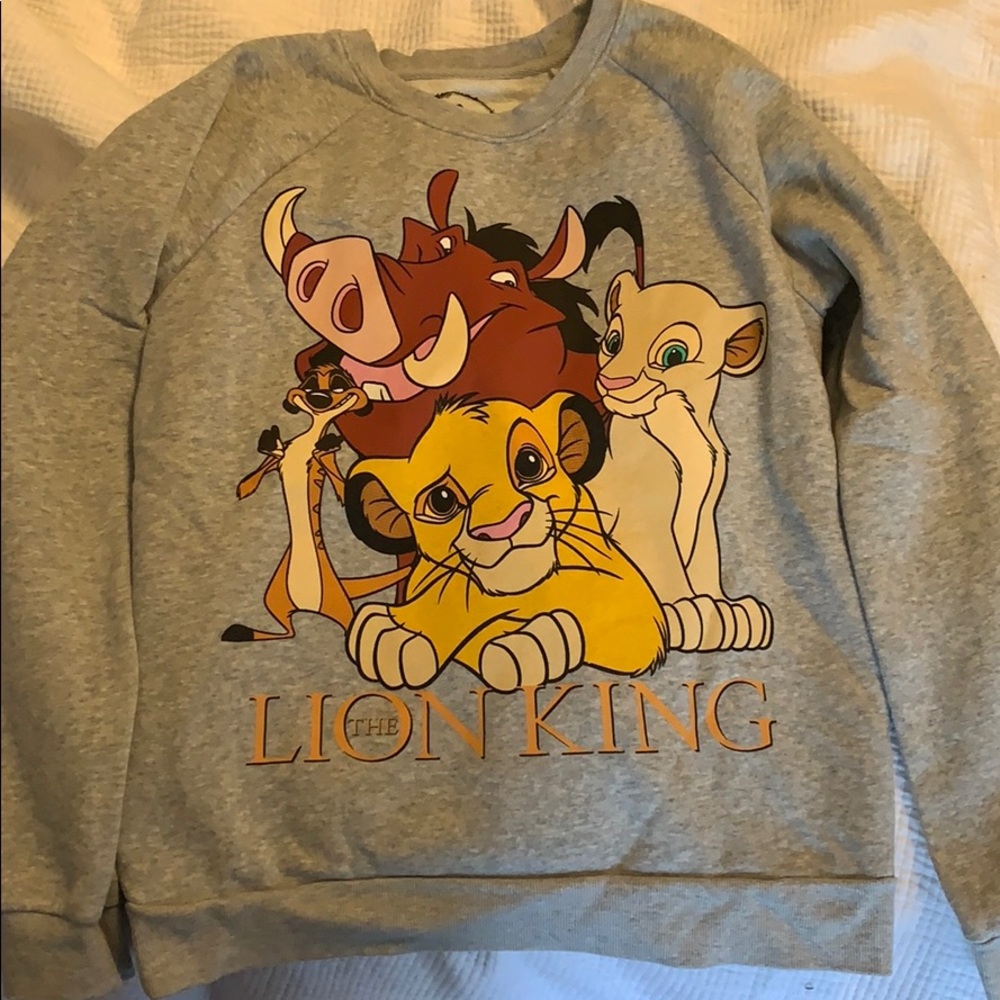 Disney Collection Lion Kong Crew Neck Sweatshirt